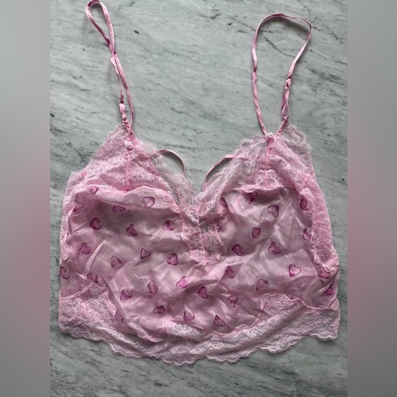 SKIMS 100% Silk Romance Lace Cropped Cami and Shorts Set - Picture 3 of 8